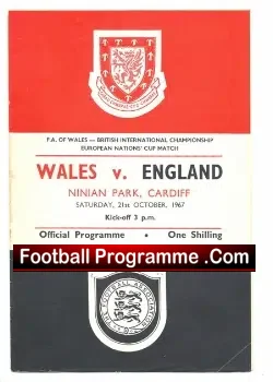 Wales v England 1967