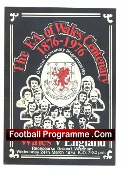 Wales v England 1976