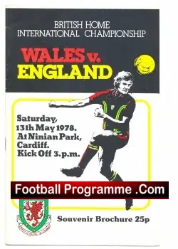 Wales v England 1978