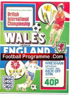 Wales v England 1980
