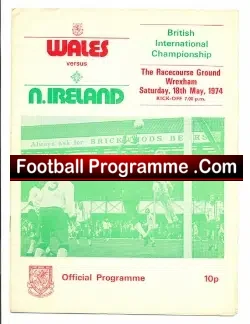 Wales v Northern Ireland 1974