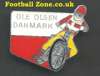 Ole Olsen Speedway Badge Denmark