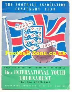 International Youth Tournament 1963 – Wembley 63