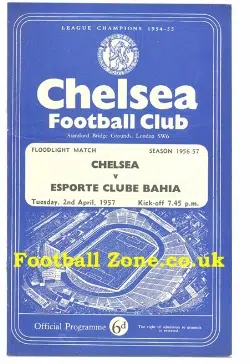 Chelsea v Esporte Clube Bahia 1957 – Brazil