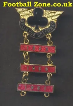 Belle Vue Aces Speedway Badge 1949 + Year Bars