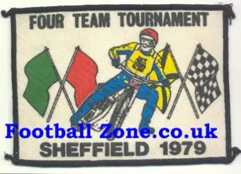 Sheffield Speedway Four Team Tournament Sew On Patch 1979