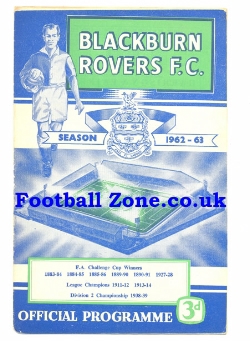 Blackburn Rovers v Manchester United 1963