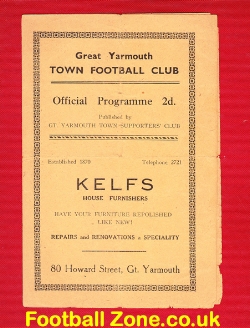 Great Yarmouth v Newmarket 1947 – 1940s