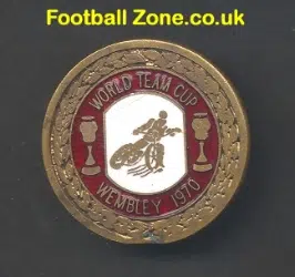 World Team Cup Speedway 1970  Badge Wembley