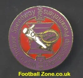 World Indoor Speedway Badge 1980 – Birmingham UK