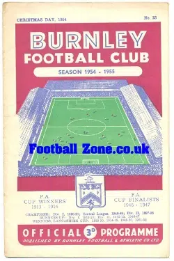 Burnley v Preston 1954 – to clear