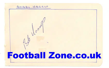Manchester United Jimmy Nicholson Autograph Signed Plus Harrop