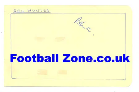 Manchester United Ernie Taylor Autograph 1960’s + Hunter