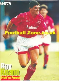 Nottingham Forest Roy Keane Autograph Man Utd
