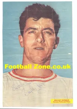Swansea Town Brayley Reynolds Autograph