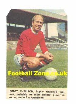 Manchester United Bobby Charlton Autograph - Man Utd