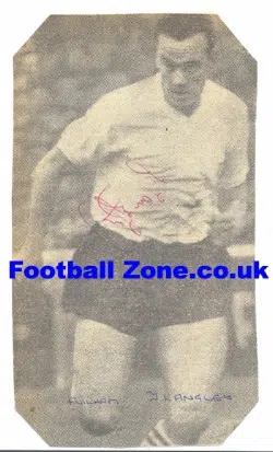 Fulham Jimmy Langley Autograph early 1960's