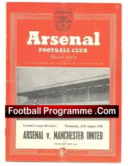 Arsenal v Manchester United 1952