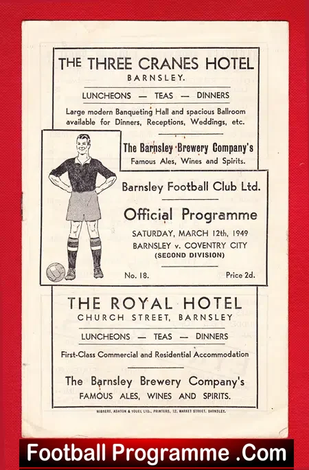 Barnsley v Coventry City 1949