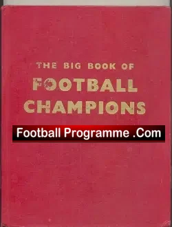 Big Book Of Football Champions 1950's - football memorabilia