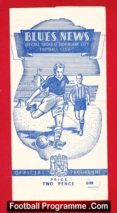 Birmingham City v Burnley 1949 – 1940s