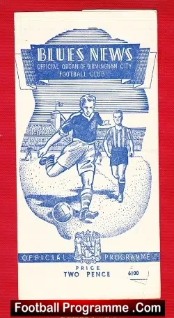 Birmingham City v Burnley 1949 – 1940s