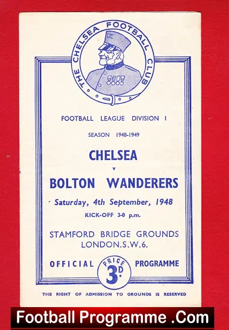 Chelsea v Bolton Wanderers 1948