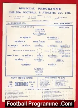 Chelsea v Fulham 1944 – Wartime