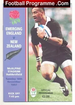 England Rugby v New Zealand 1997