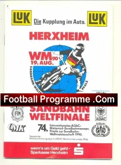 Germany Speedway Programme 1990