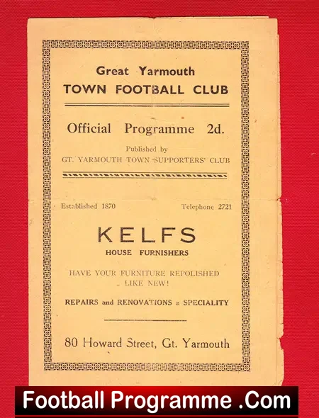 Great Yarmouth v Newmarket 1947 – 1940s