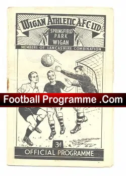 Harry Parkinson Testimonial Benefit Match Wigan Athletic 1956