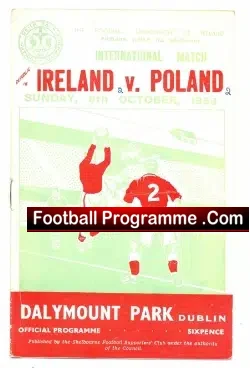 Ireland v Poland 1958 – Dalymount Park Dublin