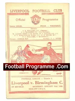 Liverpool v Birmingham City 1950
