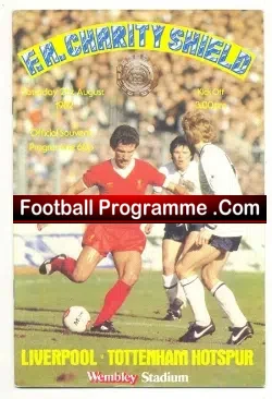 Liverpool v Tottenham 1982 – Charity Shield Wembley