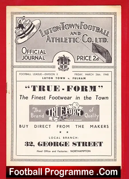 Luton Town v Fulham 1948