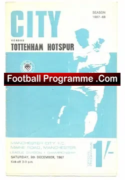 Manchester City v Tottenham 1967 – Champions Season