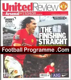 Manchester United v Arsenal 2008