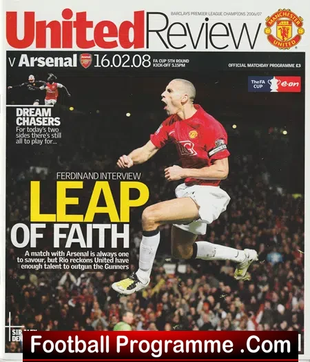 Manchester United v Arsenal 2008 – FA Cup