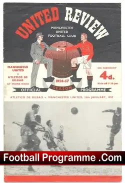 Manchester United v Athletico Bilbao 1957 – European Cup