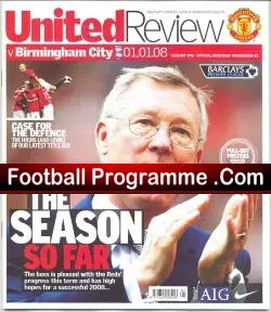 Manchester United v Birmingham City 2008