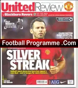 Manchester United v Blackburn Rovers 2007