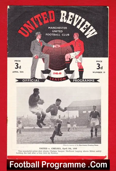 Manchester United v Bolton Wanderers 1949 – 40s Man Utd