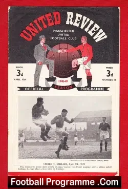 Manchester United v Bolton Wanderers 1949 – 40s Man Utd