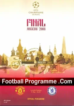 Manchester United v Chelsea 2008 – European Cup Final = Official