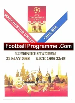 Manchester United v Chelsea 2008 – European Cup Final = Pirate 2