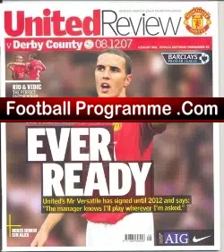 Manchester United v Derby County 2007