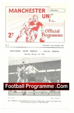 Manchester United v Newcastle United 1960 – Reserves Game