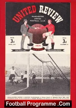Manchester United v Preston 1949 – 1940s Man Utd