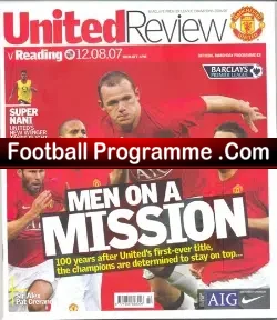 Manchester United v Reading 2007